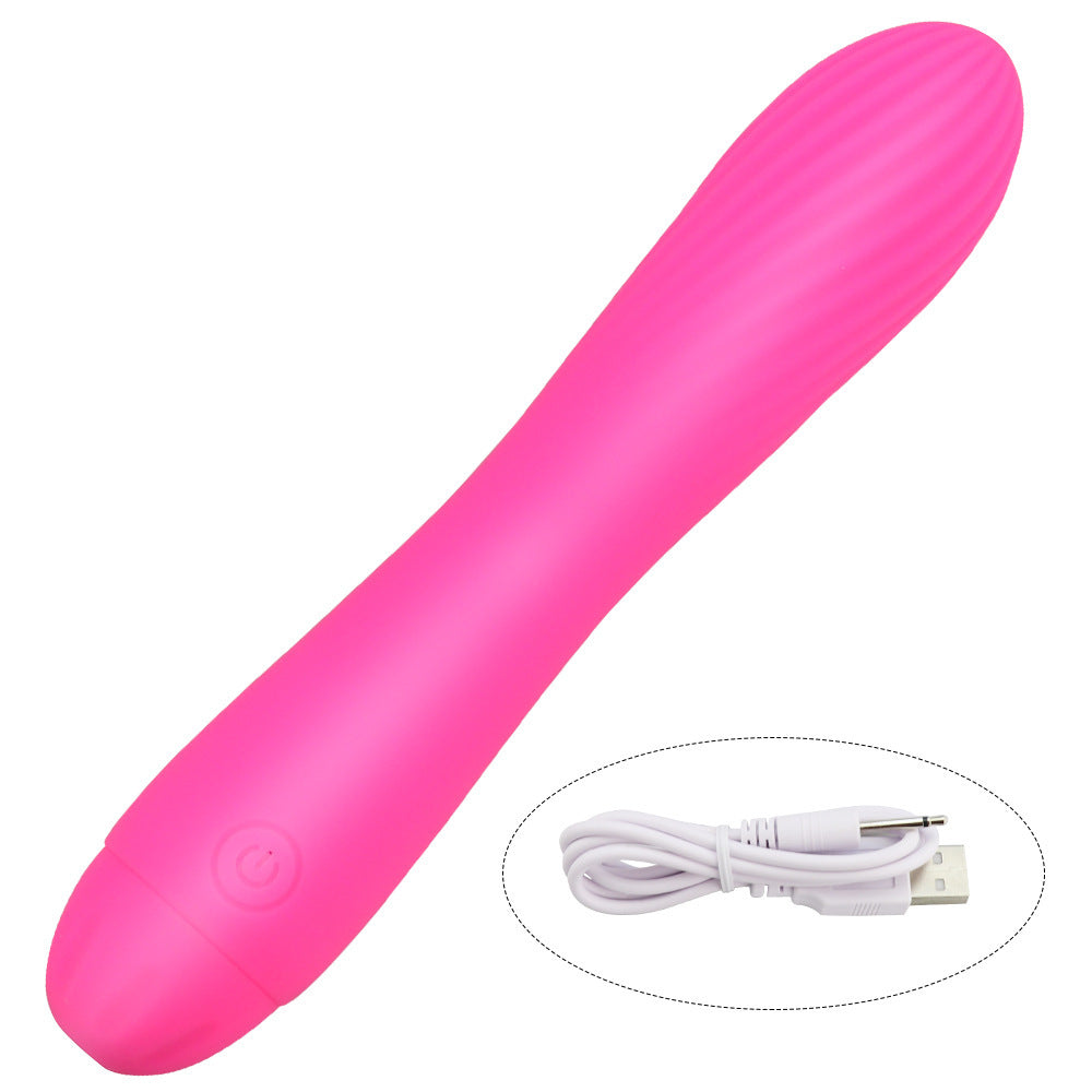 Xtraessa™ USB-Rechargeable Massager – Silicone for Hands-Free Stimulation – Lubes & Essentials