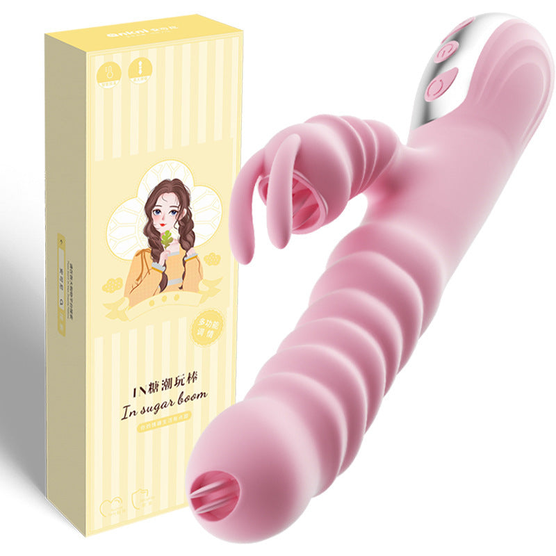 Floating Flower Wave Core Vibrating Female Silicone Toy – Vibrators